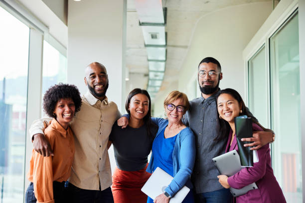 Multicultural Professional Team Workspace